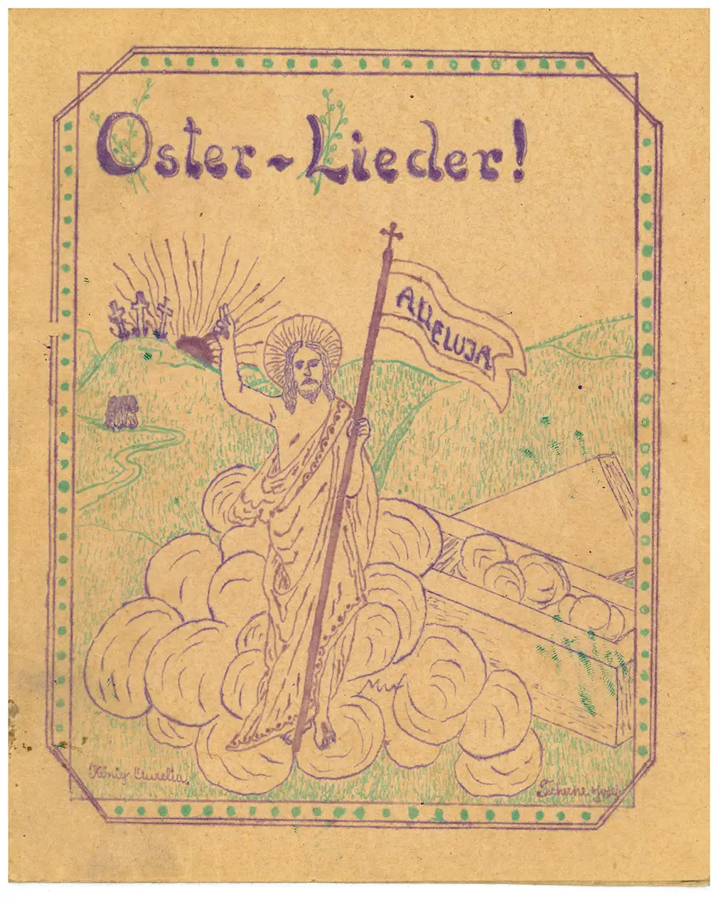 Liederheft des Tischlers Tscherne aus der Gottschee.