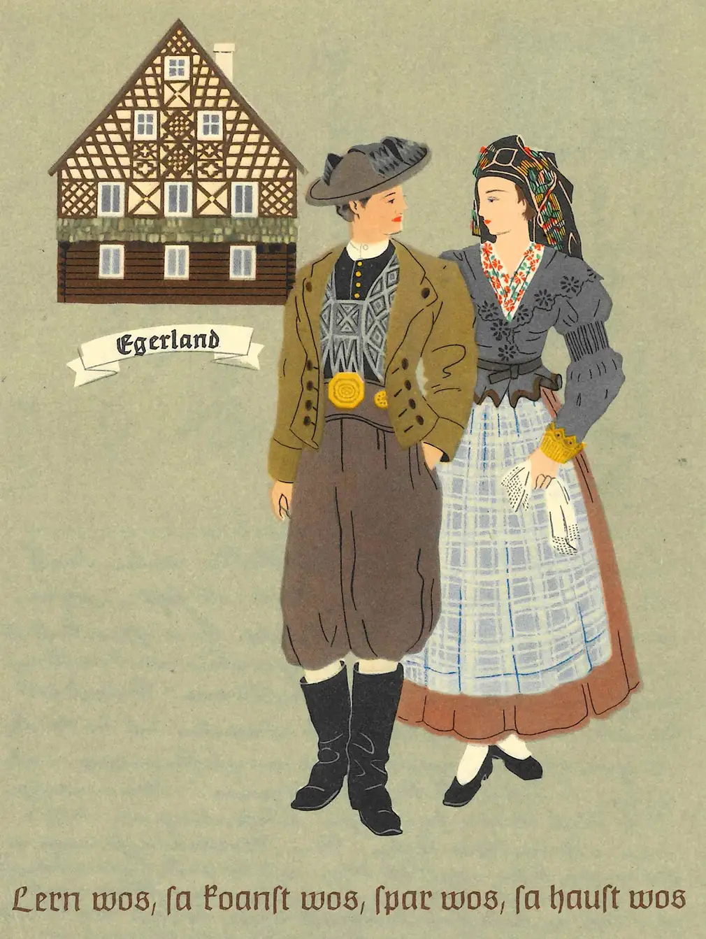 Massenhaft verbreitet – Postkarte der Allianz und Stuttgarter Lebensversicherungsbank Aktiengesellschaft, gelaufen 1941.