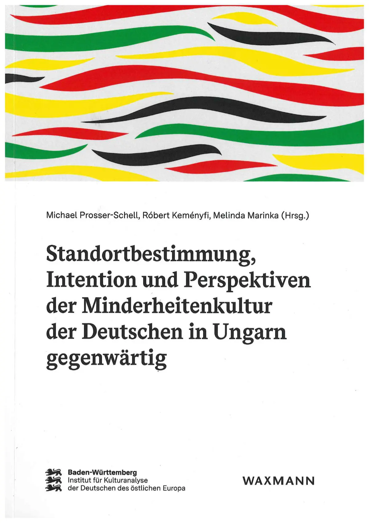 Buchumschlag mit Bild und Text (Buchtitel, Verfassername, Verlagsname)