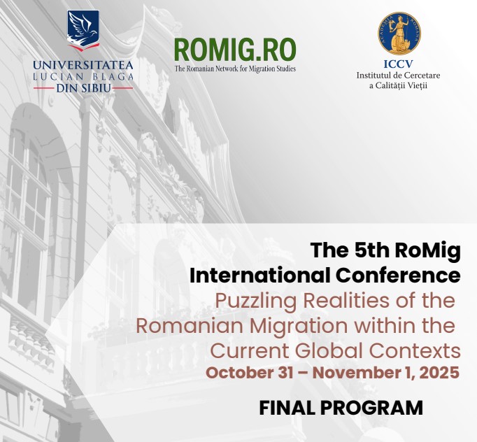 Ausschnitt eines Plakats zur Konferenz: oben drei Logos, darunter Konferenztitel und Datum. Im Hintergrund ist ein historisches Gebäude zu sehen.